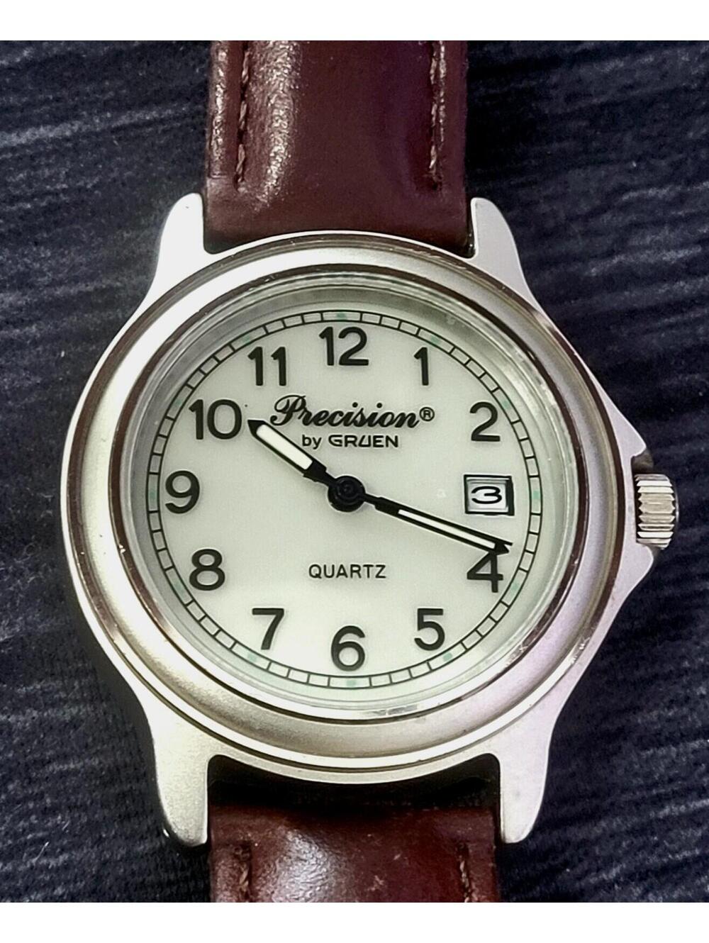 Very Rare Condition Gruen Glow‎ Dial Mens Field Flieger Watch